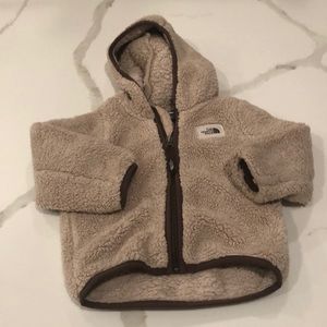 The North Face 12-18 month tan Sherpa Jacket
